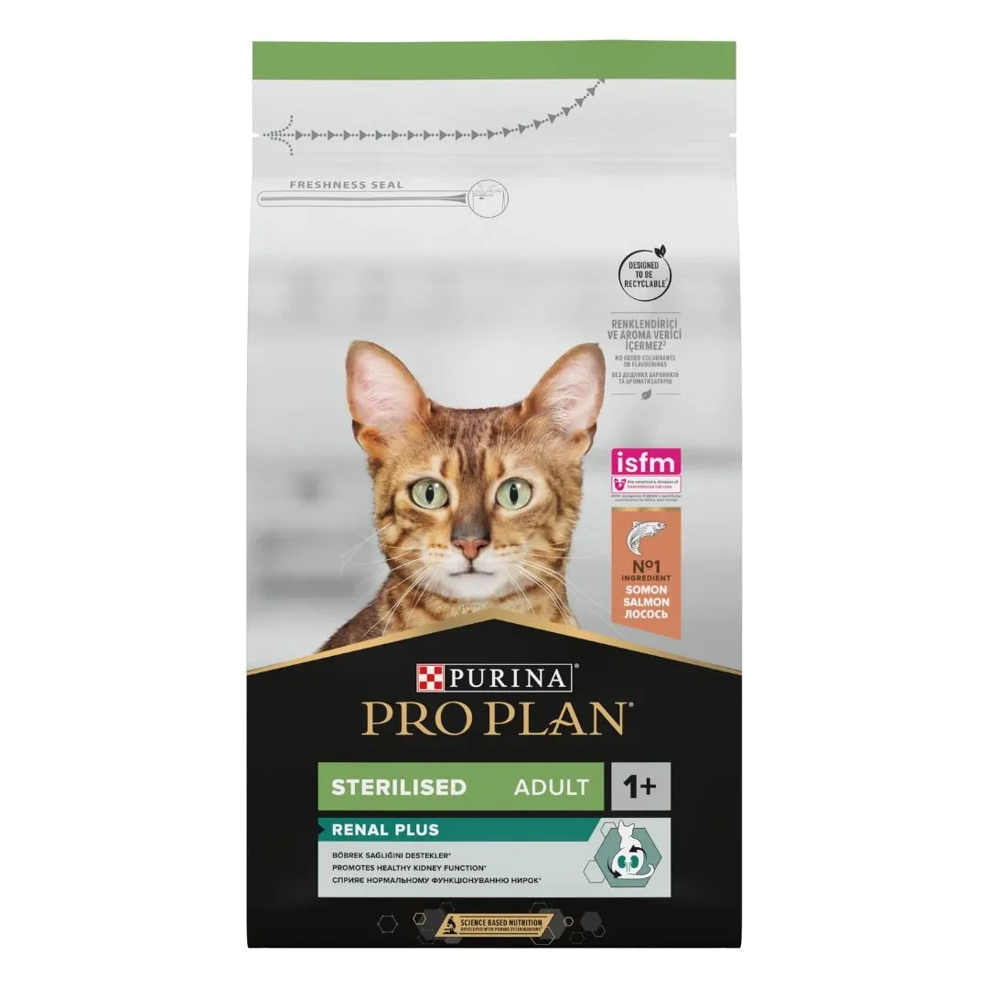 Pro Plan Sterilised Renal Plus Somonlu Kısırlaştırılmış Kedi Maması 10 kg — Bafra Emre Şahin Petshop