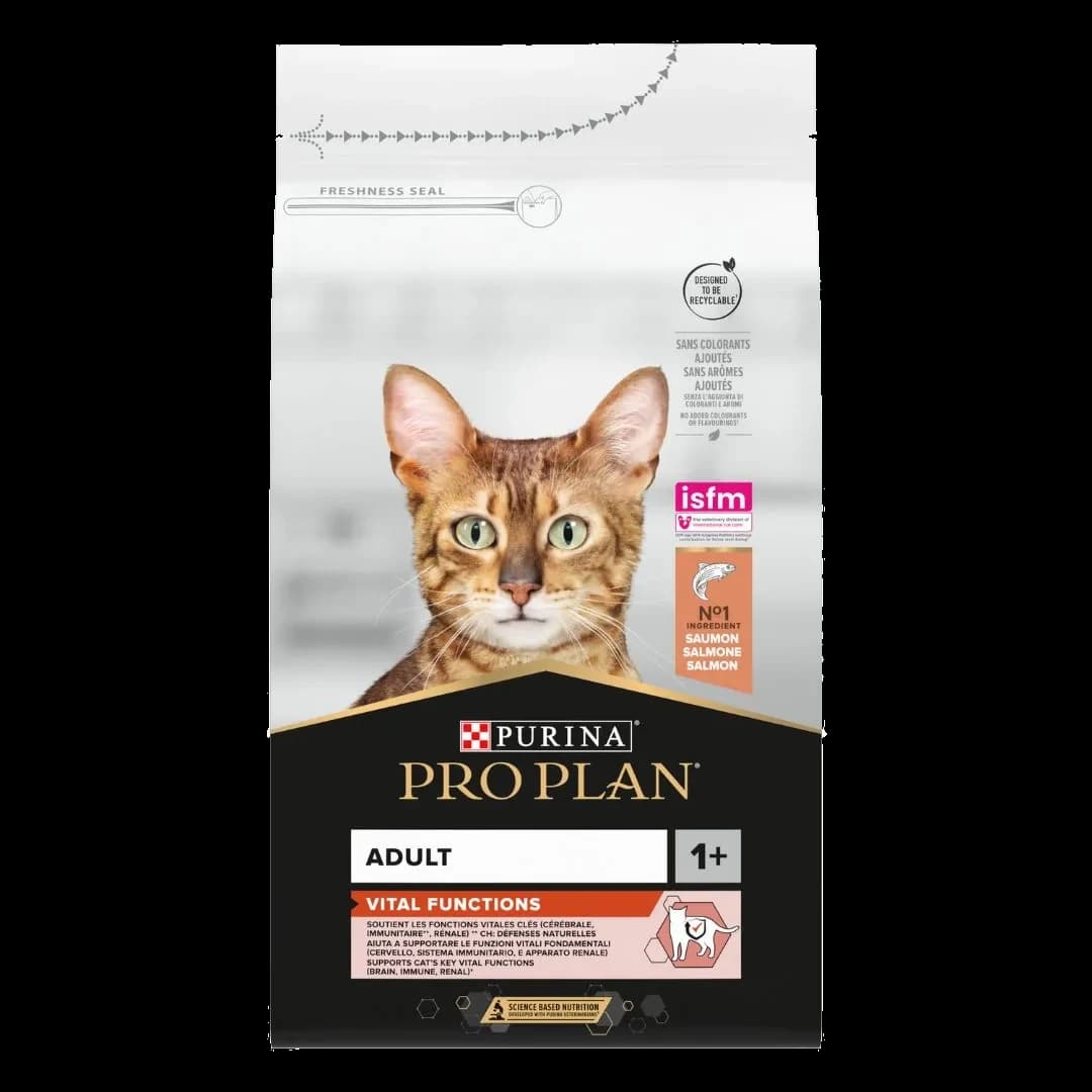 Pro Plan Adult Vital Functions Somonlu Yetişkin Kedi Maması 10 kg — Bafra Emre Şahin Petshop