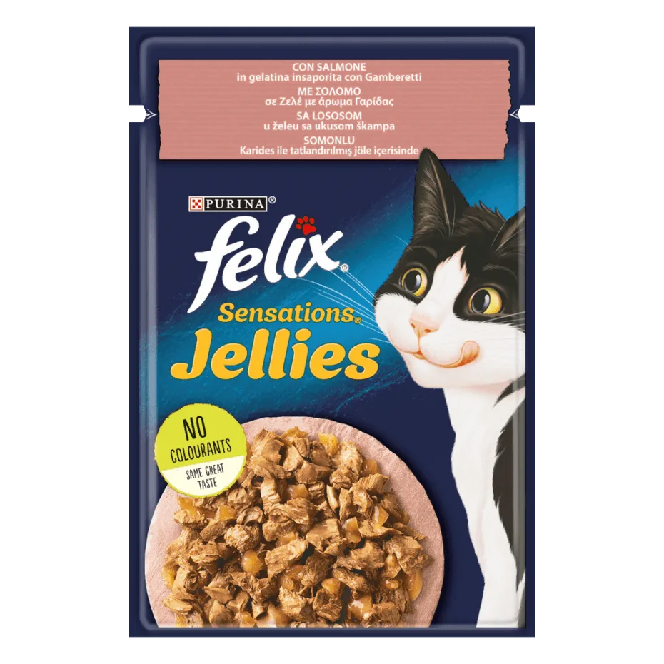 Felix Sensations Jöle İçinde Yetişkin Kedi Maması 85 g — Bafra Emre Şahin Petshop
